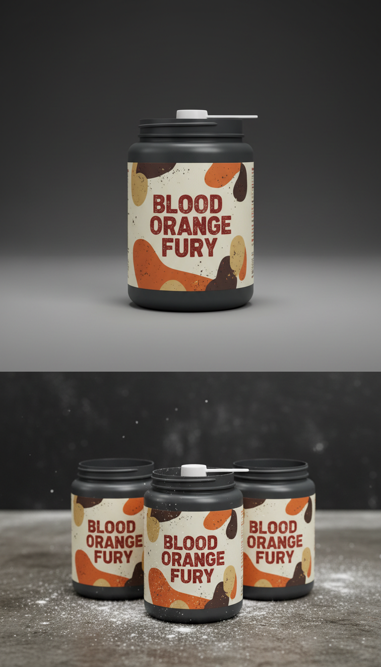 Preworkout Blood Orange Fury Tub